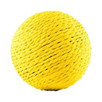 Interativo 10cm Sisal Gato Coçar Bola Brinquedo Anti Mordida Limpeza Dos Dentes Som Suprimentos Para