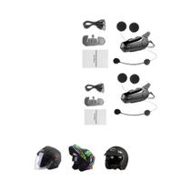 Intercomunicador Bluetooth 5.0 Para Capacete De Motocicleta X1 Plus, Fone De Ouvido Sem Fio,