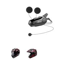 Intercomunicador Bluetooth Para Capacete De Moto 800mAh Sem Fio Para 2 Pilotos Intercomunicador Bluetooth Para Capacete De Moto 800mAh Sem Fio Para 2 Pilotos