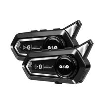 Intercomunicador Bluetooth Para Capacete De Moto Com Fone De Ouvido, Bateria De 1000mAh, Alcance De