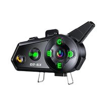 Intercomunicador Bluetooth Para Capacete De Moto D2-6X Para 6 Pessoas, 1000m, Impermeável IP66, Intercomunicador Bluetooth Para Capacete De Moto D2-6X Para 6 Pessoas, 1000m, Impermeável IP66,
