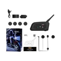 Intercomunicador Bluetooth Para Capacete De Moto EJEAS V6 pro À Prova d'Água 800M Para 6