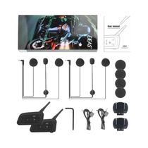 Intercomunicador Bluetooth Para Capacete De Moto EJEAS V6 PRO+ Para 6 Motociclistas, 800m, À Prova