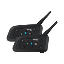 Intercomunicador Bluetooth Para Capacete De Moto XINOWY V6 pro 1200M Para 6 Pilotos, À Prova d'Água,