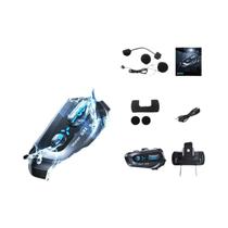 Intercomunicador Bluetooth Para Capacete De Motocicleta D3X Half-Duplex IP56 À Prova d'Água 1000mAh Intercomunicador Bluetooth Para Capacete De Motocicleta D3X Half-Duplex IP56 À Prova d'Água 1000mAh
