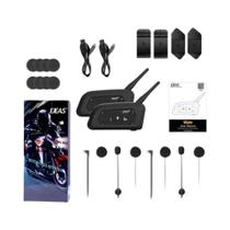 Intercomunicador Bluetooth Para Capacete De Motocicleta EJEAS V6 pro plus 800M BT Interfone Para 6 Intercomunicador Bluetooth Para Capacete De Motocicleta EJEAS V6 pro plus 800M BT Interfone Para 6