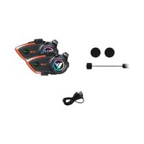 Intercomunicador Bluetooth Para Capacete De Motocicleta Y80 2X V5.3 Chamada Mãos Livres Redução De Intercomunicador Bluetooth Para Capacete De Motocicleta Y80 2X V5.3 Chamada Mãos Livres Redução De
