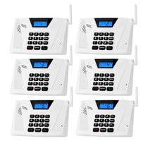 Intercomunicador Doméstico SANZUCO 2024 Wireless - Alcance de 5300 Pés - Pacote com 6 Unidades