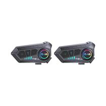 Intercomunicador Para Capacete De Moto À Prova d'Água 1.2x Intercomunicador 300M Compartilhamento De Intercomunicador Para Capacete De Moto À Prova d'Água 1.2x Intercomunicador 300M Compartilhamento De