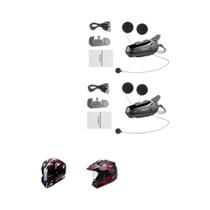 Intercomunicador Para Capacete De Moto BT5.3 À Prova d'Água Com Redução De Ruído E Chamadas Intercomunicador Para Capacete De Moto BT5.3 À Prova d'Água Com Redução De Ruído E Chamadas