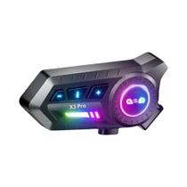 Intercomunicador Sem Fio BT6.0 Para Capacete, Chamadas Mãos-Livres, Compartilhamento De Música,