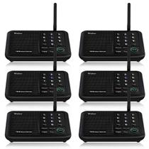 Intercomunicador Sem Fio Wuloo - Alcance de 5280 Pés - 10 Canais (6 Unidades)