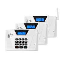 Intercomunicadores sem fio para casa, atualização de interfone sem usar as mãos, sistema de intercomunicação sem fio bidirecional em tempo real Full Duplex de 5300 pés com função de atendimento automático de chamadas em grupo, adequado para hotéis e lojas (3 pacotes)