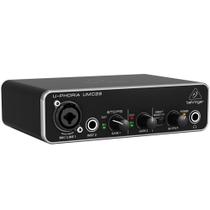 Interface audio behringer umc22 uphoria usb 2 anos garantia