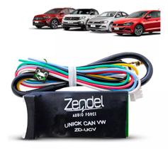 Interface Comando De Volante Unick Can Volkswagen Vw Zendel