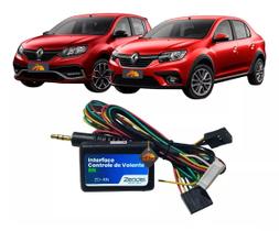 Interface Controle Comando De Som Volante Renault Sandero Logan Duster Kwid - Zendel Zd-rn V4