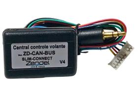 Interface controle comando som volante canbus zd-can v4 facil instalaçao fiat honda jeep volkswagen