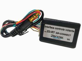 Interface controle do comando do som de volante zd dip connect v4 disponivel para varios modelos
