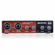 Interface de audio 2 canais soundvoice usb delphi-02