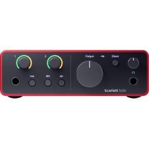 Interface de Áudio 2-in, 2-out SCARLETT SOLO 4ª GERAÇÃO - Focusrite