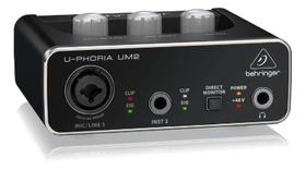 Interface de áudio Behringer U-Phoria UM2