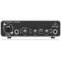 Interface De Áudio Behringer U-Phoria UMC22 - BEHRINGER Interface De Áudio Behringer U-Phoria UMC22 - BEHRINGER