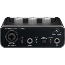 Interface de Áudio Behringer UM2 U-Phoria USB Interface de Áudio Behringer UM2 U-Phoria USB