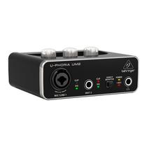 Interface de audio behringer um2 uphoria usb 2 anos garantia