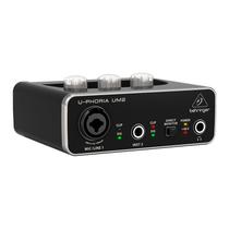 Interface de audio behringer um2 uphoria usb 2 anos garantia