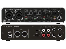Interface de Áudio Behringer UMC204HD USB