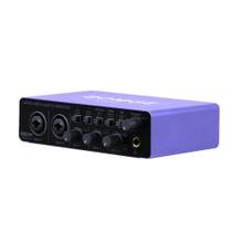 Interface de áudio BOMGE SOLO USB com XLR/48V Phantom Power 192kHz