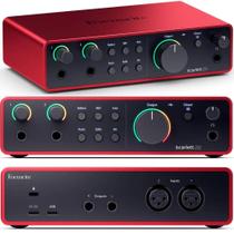 Interface de áudio Focusrite Scarlett 2i2 USB-c de 4ª ger