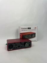 Interface de áudio Focusrite Scarlett Solo 3ª geração Cod 18333
