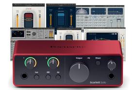 Interface de Áudio Focusrite Scarlett Solo (4ª Geração) - AudioDeluxe
