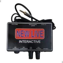 Interface De Áudio Interactive New Live Online P/ Smartphone Interface De Áudio Interactive New Live Online P/ Smartphone