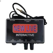 Interface De Áudio Interactive New Live Online P/ Smartphone