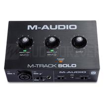 Interface de Audio M-Audio 2 Canais M-Track Solo