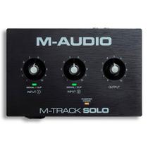 Interface De Áudio M-Audio M-Track Solo 2 Canais Usb