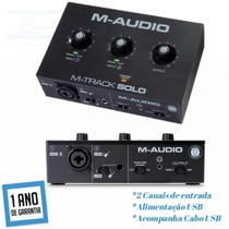 Interface de Áudio M-Audio Usb M-Track Solo