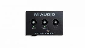 Interface De Áudio M-Track Solo Usb De 2 Canais
