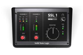 Interface de Áudio MIDI Solid State Logic SSL1 2X2 USB Interface de Áudio MIDI Solid State Logic SSL1 2X2 USB