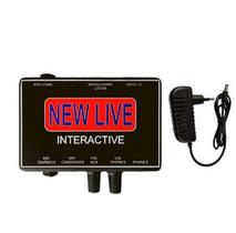 Interface de áudio para gravação e interação interactive new live