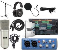 Interface de áudio PreSonus AudioBox 96 USB 2.0 Studio Bundle Interface de áudio PreSonus AudioBox 96 USB 2.0 Studio Bundle