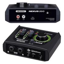 Interface De Audio Pro Usb 2 Canais Combo Waldman Nexus 2go