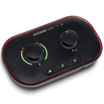 Interface de Áudio Profissional para Streaming e Podcast com Phantom Power 48V Focusrite Vocaster One Interface de Áudio Profissional para Streaming e Podcast com Phantom Power 48V Focusrite Vocaster One