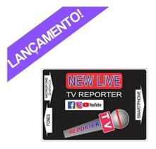 Interface De Áudio Reporter Tv New Live Para Smartphone Fone Interface De Áudio Reporter Tv New Live Para Smartphone Fone