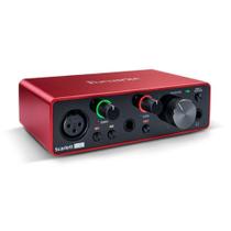 Interface De Áudio Scarlett 2I2 Focusrite 3 Geração