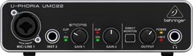 Interface de Áudio UMC22 Behringer