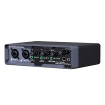 Interface de Áudio USB 24-bit/192kHz com Phantom Power e Loopback