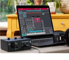 Interface de Áudio USB de 2 Canais M-Track Solo M-audio